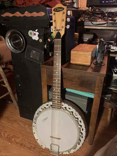 Vintage Contessa Six String Banjo