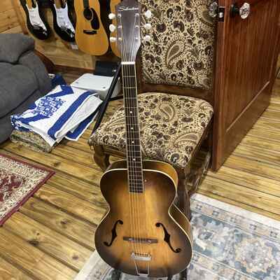50??s Silvertone Sunburst Hollow Body Arch Top Kay