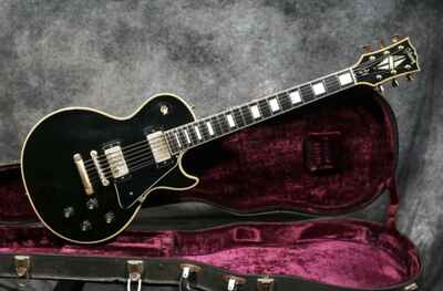Gibson Les Paul Custom, Original 1972, Logo Pickups, Black, Case, Stunning!