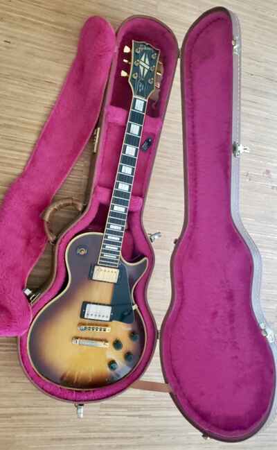 E-GITARRE GIBSON LES PAUL CUSTOM Bj. 1980 TOBACCO BURST
