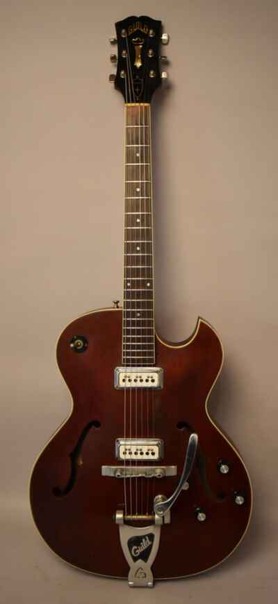 1961 Guild Starfire II Hollowbody Electric Guitar Cherry Red