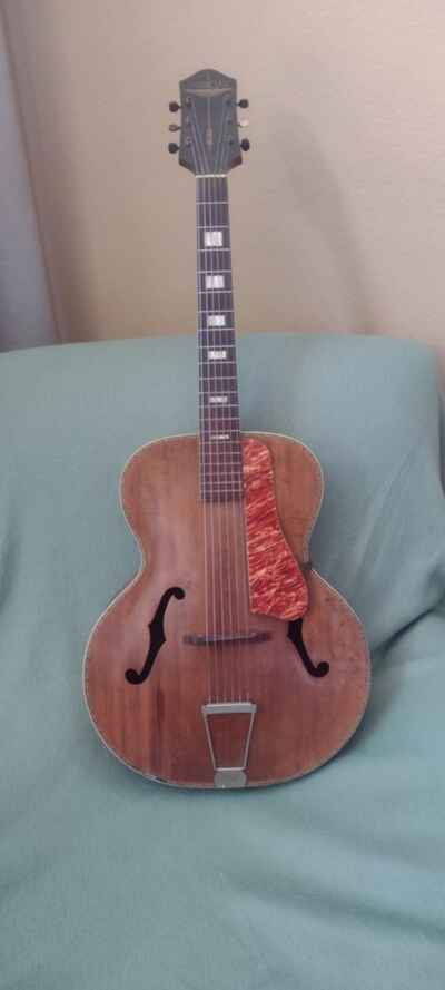 Harmony Patrician Archtop Guitar with Waverly Tuners