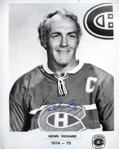 Rare Vintage Montreal Canadiens 1974 Press Media Photo Set Signed Autographed!