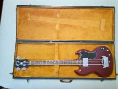 1969 Gibson EB-0 one owner bass with original custom hard sided case.