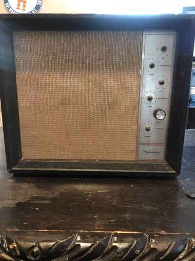 vintage sears silvertone tube amp, 1472 jensen c12r c7271 speaker