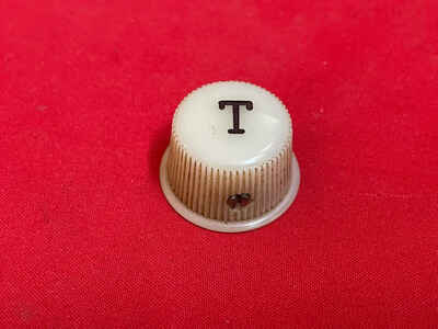 Vintage 1960s Teisco Guitar TONE Control Knob ??T?? JAPAN MIJ