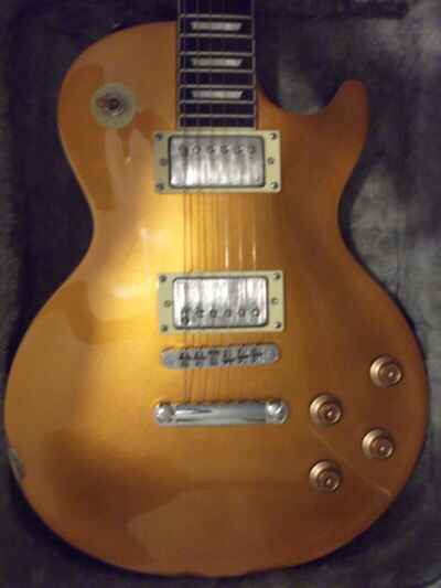 Eko Guitars VL480 Aged Gold, LP-Style E-Gitarre