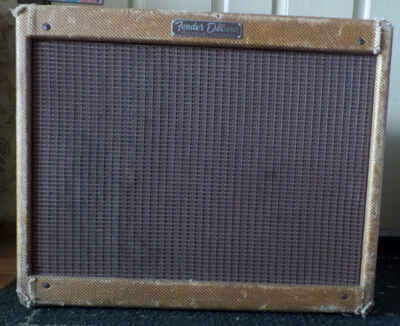 Vintage 1959 Fender Deluxe Tweed Amp - 5E3 Narrow Panel