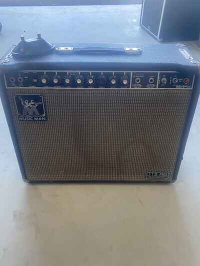 Music Man 1970s 112 RD ONE HUNDRED Tube Guitar Combo Amp With Foot Pedal