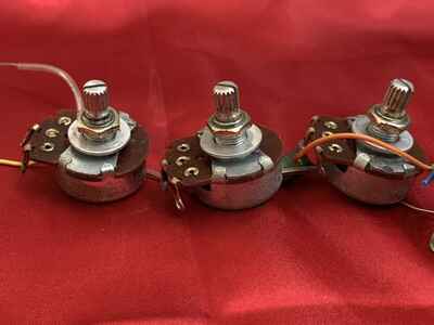 TEISCO Electric Guitar Wiring Harness Violet 500 K  Vintage Pots Parts