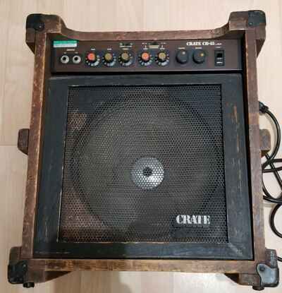 Crate Model CR-35 by SLM  Guitar Amplifier Wooden Crate Vintage Tested Works