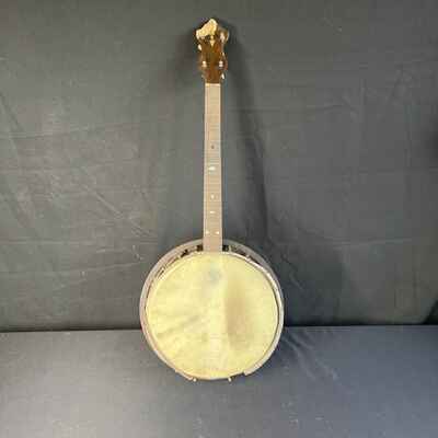 Vintage 1920??s Wooden 4 String Banjo Guitar No Strings