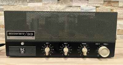 Vintage Stromberg Carlson Signet 33 SAU-33 Guitar Amplifier Powers ON Read Des