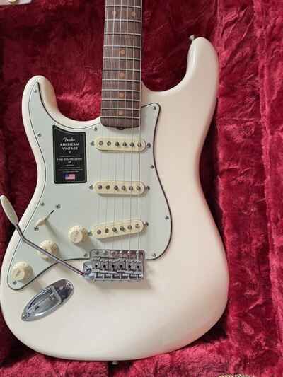 Fender American Vintage II 1961 Stratocaster Left Handed Olympic White