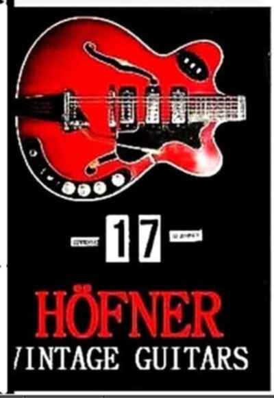 DREHKALENDER=HÖFNER FRAMUS FENDER KLEMT DYNACORD HAGSTRÖM KLIRA ARP SCI+WÜNSCHE
