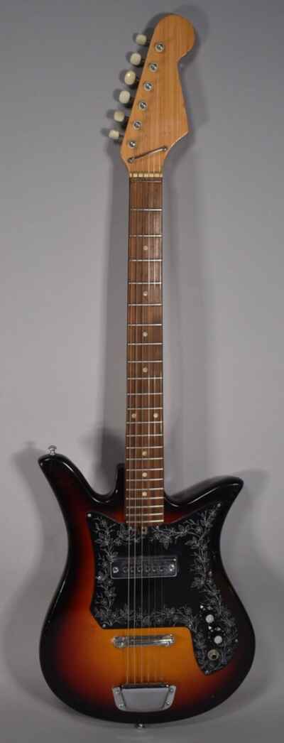 1960s Teisco Del Rey ET-110 Electric Guitar Sunburst MIJ