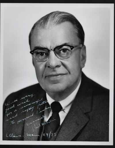 Vintage Paul Martin Sr. Liberal Party of Canada MP 1935-1968 Signed Photo!