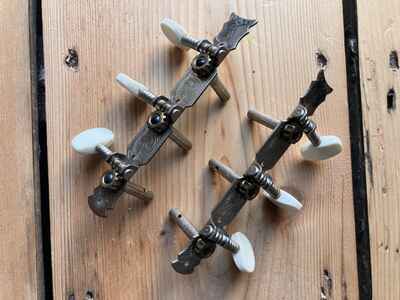 Original 70s 80s Kay K 550 3 a side Strip Tuning Machine Heads Tuners by Eko