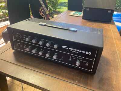 Vintage Teisco Checkmate 60 tube guitar amp head made in Japan EL34 VERY RARE