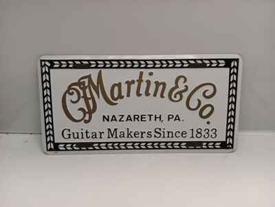 Vintage martin guitar aluminum plate, license Plate, booster Plate ,hard To Find