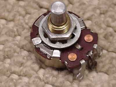 1963 Fender Jazzmaster CTS Dish Crater back  1 Meg Potentiometer Solid Shaft Pot
