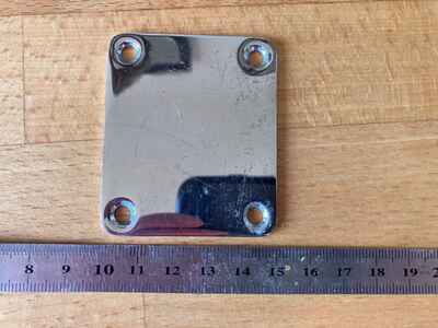 Vintage 1960s Vox Electric Guitar Neckplate & screws JMI UK Made Soloist