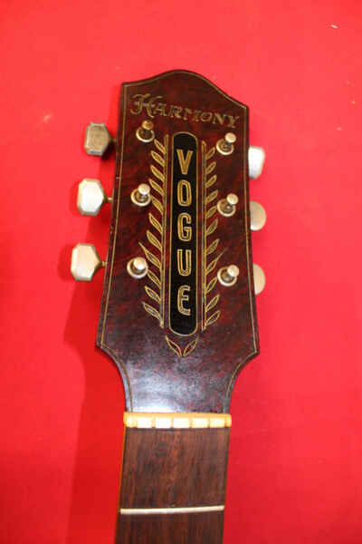 Harmony Vogue  Archtop Guitar Brown Sunburst 1930??s W /  Case READ!!!!