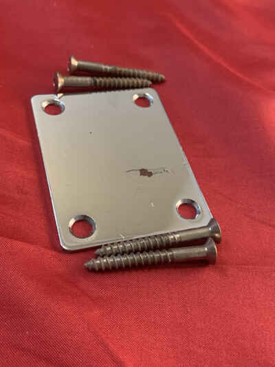 1960s Teisco ET-300 Guitar Neck Plate Vintage Sekova Kawai Part
