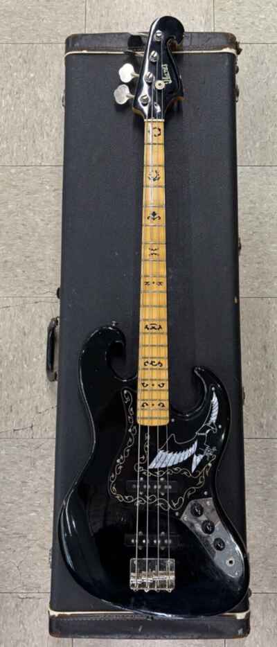 Vintage 1976 Ibanez 2609B Professional Black Eagle Double Cutaway W / HSC