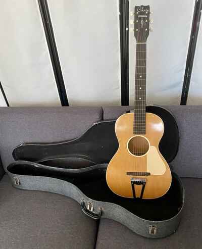 Chris Adjustomatic American acoustic guitar. Jackson-Guldan. Vintage 1950??s USA