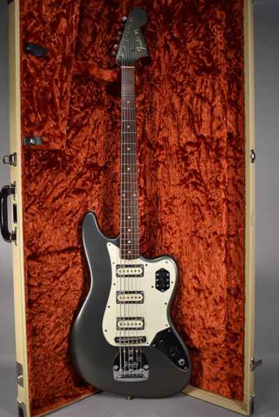 1962 Fender Bass VI Charcoal Frost Refin Pre-CBS w / HSC