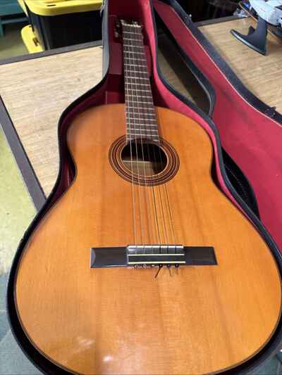 Vtg Yamaha G-50A Classical Acoustic Guitar  /  Case EUC