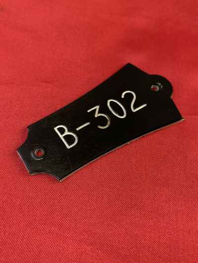1977 Guild  B-302 Bass Guitar Truss Rod Cover Vintage Original USA Part