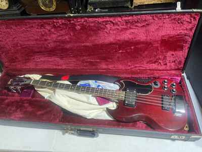 Gibson EB3L  Bass Guitar- 1968 / 72  LONG SCALE  SLOTTED HEADSTOCK WITH Case