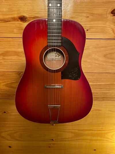 Vintage Hoyer Acoustic Guitar W / Case