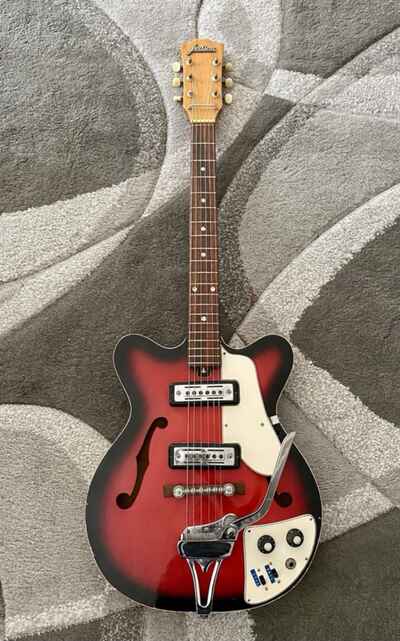 Jedson hollow electric guitar vintage made in Japan 60??s MIJ collectible
