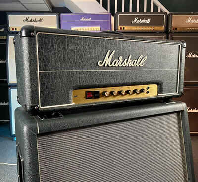 Marshall JMP 2204 Master Model Mk2 Lead 50-Watt Guitar Amp Head 1977 - Black