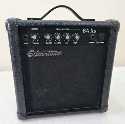 Vintage Bass Guitar Amp Silvertone BA Xs 26W Amplifier Audio System Tested