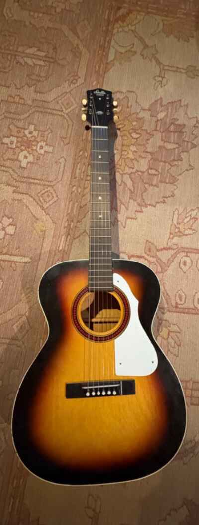 1960s-70s  Vintage Harmony Stella Acoustic Guitar  F70ML 