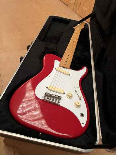 Fender Bullet Red Guitar 1981 USA OHSC Vintage