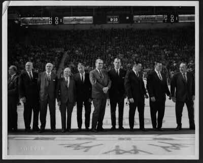 1968 Montreal Forum Canadiens HOF Legends Original David Bier PHoto Bill Durnan!