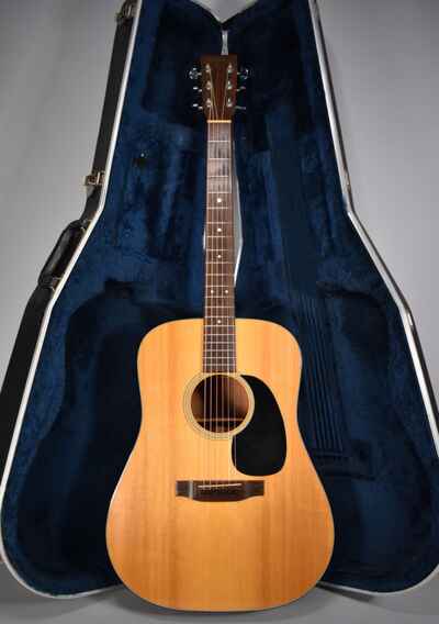 1983 Martin D-18 Acoustic Dreadnought Guitar | Natural Finish W /  OHSC