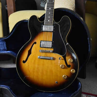 1981 Tokai ES100R Sunburst w / OHSC, Japan, ??59 ES-335, Long Guard, MIJ, Lawsuit