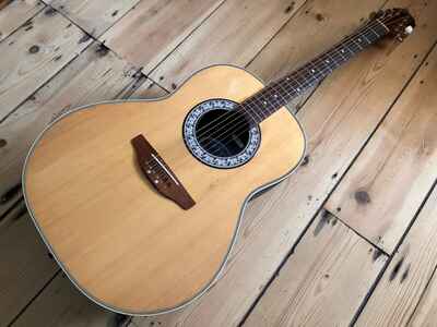 Ovation Ultra Series 1312 Bowl Back Acoustic Guitar 1980s Korea * Please Read