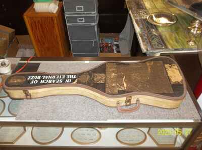 NO NAME Kay? Harmony? Danelectro? Vintage electric guitar case tan & brown