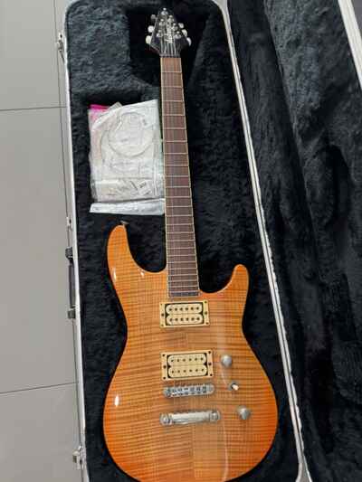 Vintage Jackson USA SLS Soloist Electric Guitar Flame Top Maple With Case