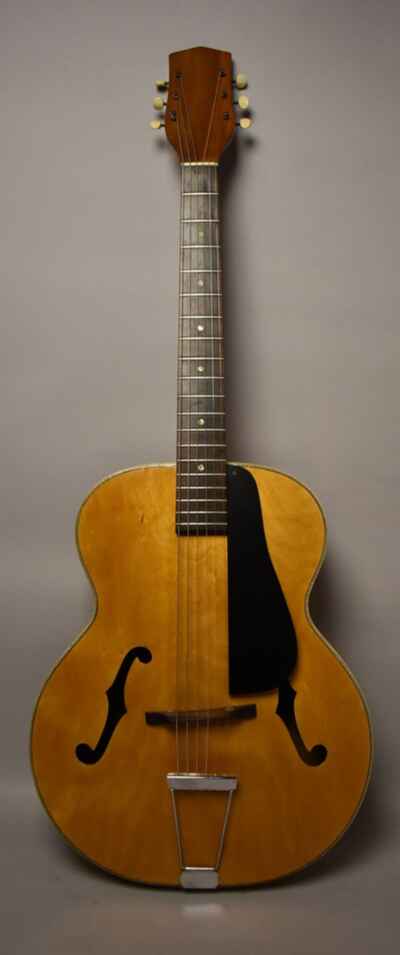 c 1950s Unbranded (Harmony) Archtop Blonde US Made