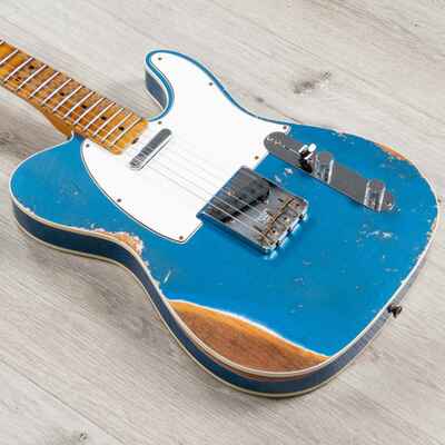 Mint Fender CS 1965 Telecaster Custom Heavy Relic Guitar Lake Placid Blue