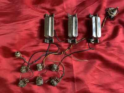 KAY SPEED Demon GUITAR  Harness Pickups-Pots-Switch-Jack 1964 Vintage USA Parts