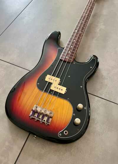 1980 Fernandes Precision Bass FPB-60 yellow sunburst Stone Logo